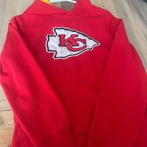Kids Red KC Logo Hoodie